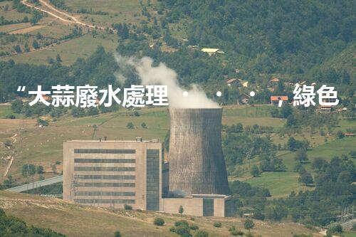 “大蒜廢水處理，綠色環(huán)保新篇章”